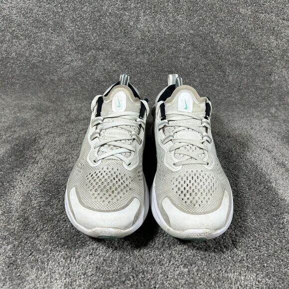 Nike React Miler 2 CW7121-004 Mens Size 7.5 Gray White Teal Running Shoes Used main image 12